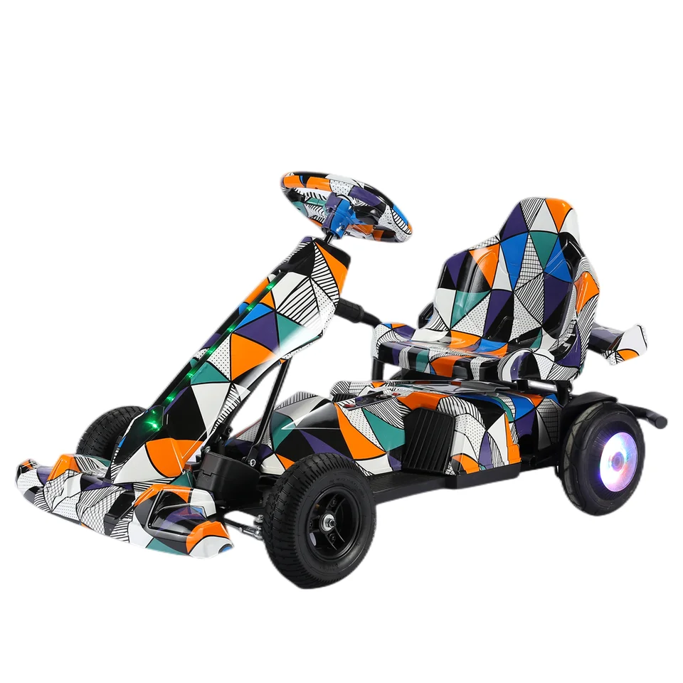 

2022 New Design Child Electric Go-Kart With 8 Inch Inflatable Rubber Wheel Electric Ride On Car For Children
