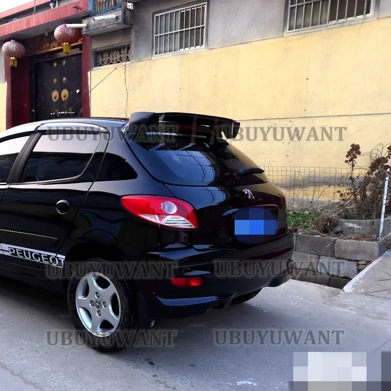 UBUYUWANT для Peugeot 206 RC 207 208 308 спойлер из АБС-пластика задний на крышу крыло багажника