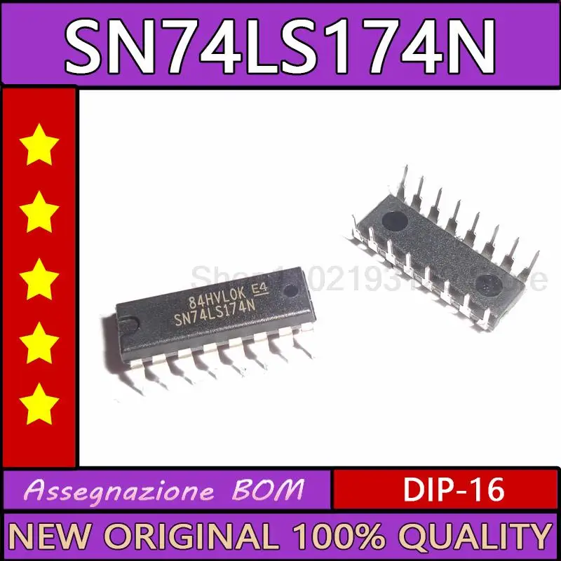 

5 шт./партия, разъемы Sn74ls174n DIP-16