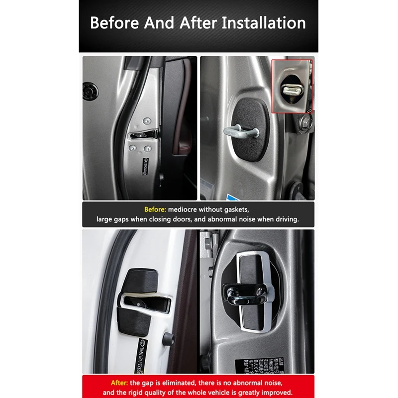 Автомобильная защелка дверного замка TRD Модернизированный стабилизатор крышка защелки стопор для серии Lexus-Toyota устранение ненормального пространства (art.: 3920be7c4c679) - 3920be7c4c679