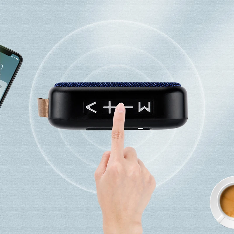 Новый беспроводной Bluetooth-динамик, уличный портативный сабвуфер, мини-динамик, домашний тканевый динамик для карт, уличный, в помещении, для спорта, высокое качество (art.: 3920ca51317cb) - 3920ca51317cb
