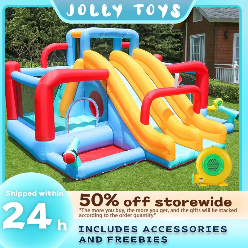 Лидер продаж надувной домик для прыжков замок унисекс горка дома и улицы детский