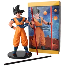 Hot Dragon Ball Son Goku Super Saiyan Anime Figure 22cm Goku DBZ Action Figure Model Gifts Collectible Figurines for Kids