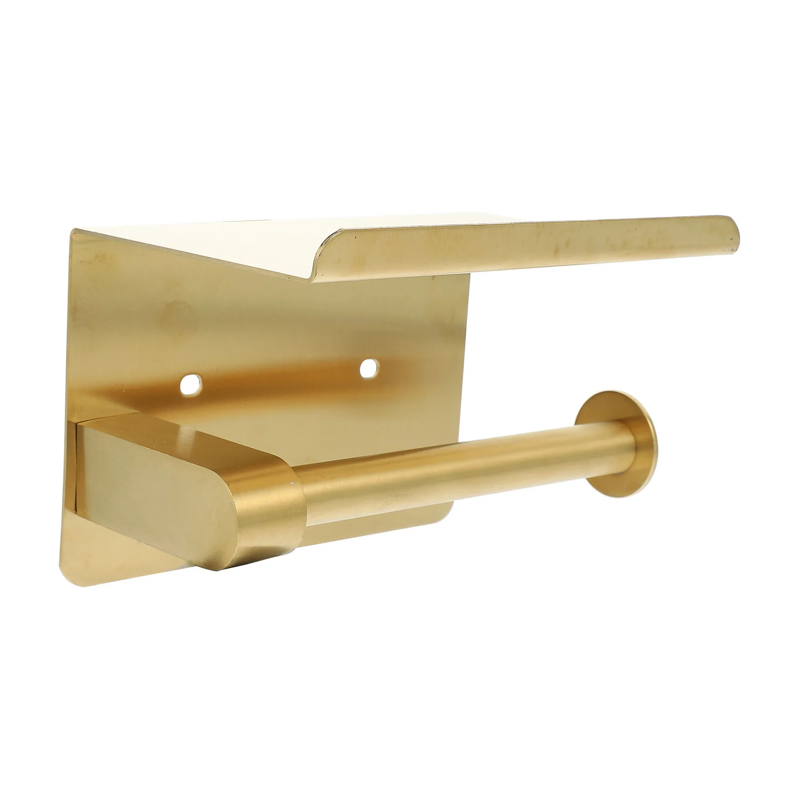 

Holder Toilet Paper Tissue Towel Shelf Roll Bathroom Storagegold Rack Wall Dispenser Bar Cling Kitchen Organizer Film Cell Bath