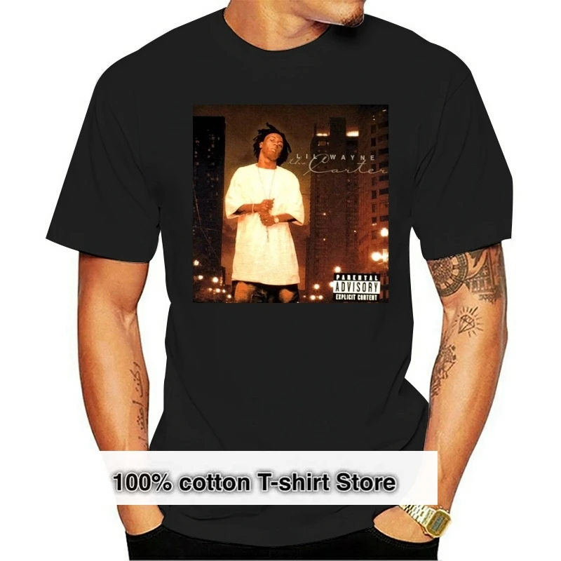 

Футболка с изображением Уэйна, городской пейзаж, Картера, песни, новинка, забавная свободная футболка с надписью Merch, деньги, Ajax