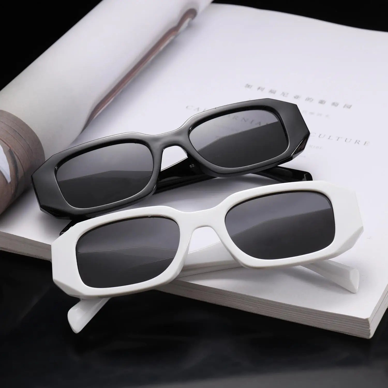 

Vintage Irregular UV400 Outdoor Men's Shades Women Sunglasses Square Sun Glasses Eyewear