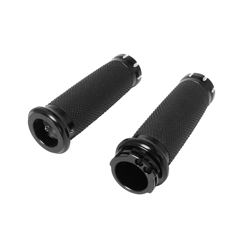 

Grips Handlebars Motorcycle Hand Grips Accessories 1 Inch 1 Pair Billet Aluminum Durable High Quality Left And Right