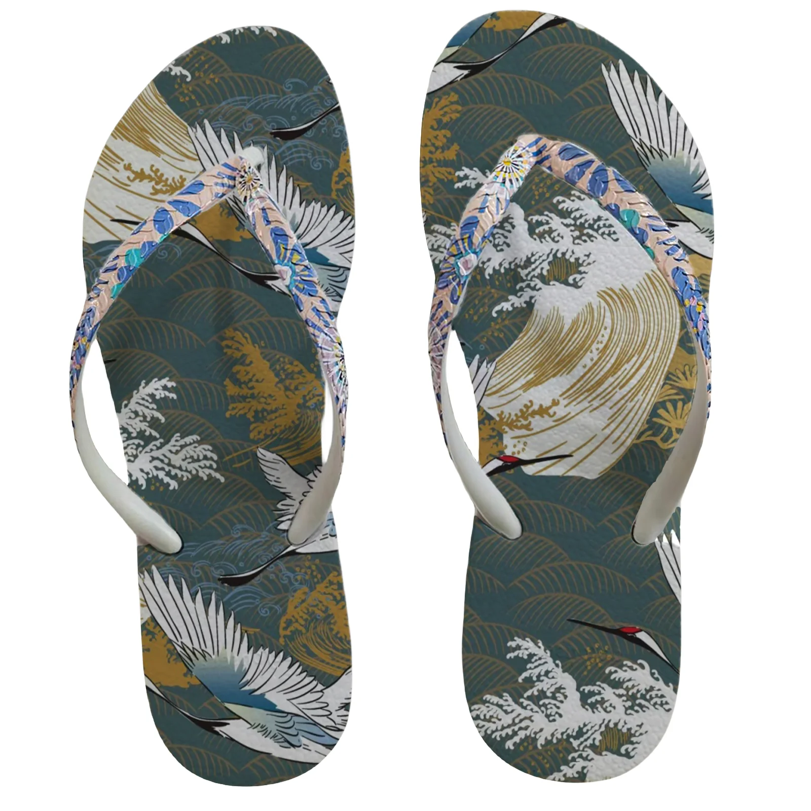 Сандалии пляжные женские летние шлепанцы на нескользящей подошве из ЭВА