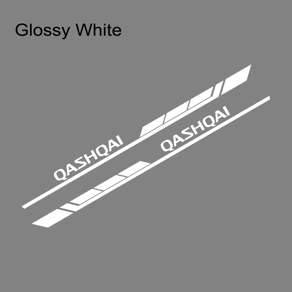 

Для Nissan Qashqai J10 J11 наклейки на боковую дверь автомобиля, длинная полоса, спортивный Стайлинг, виниловая пленка, наклейка, украшение, аксессуары для автотюнинга