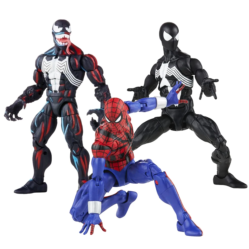 

16cm Marvel Legends Venom Retro Spiderman Action Figure Deadpool Movable Figures Model Comics Avengers Symbiote Spider-Man Toys