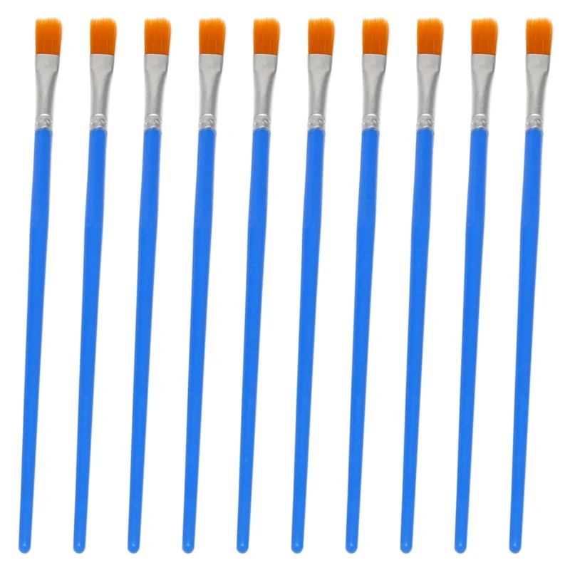 

10-Piece Nylon Hair Paint Brush Set Professional Artist Paint Brushes Art Painting Supplies For Watercolor Oil Acrylic Painting