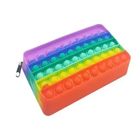 

Pop Fidget Relieve Stress Toys Rainbow Push It Bubble Antistress Toys Children Sensory Toy To Relieve Autism Octopus Key Chain