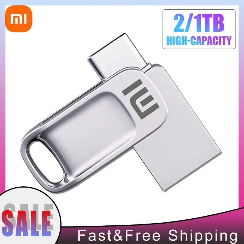 Xiaomi 2TB Pen Drive USB3.2 USB Flash 1TB Pendrive Disk Мини-ключ CLE Memory Stick для Android Micro/PC Бизнес-подарок