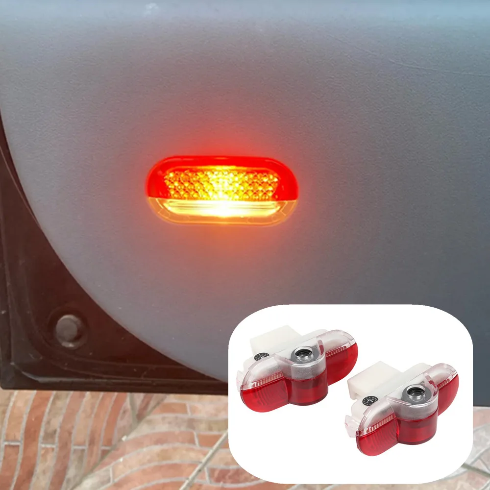 

2 шт. для VW Golf 3 4 MK3 MK4 Polo Caddy Bora Lavida Beetle Jetta Touran светодиодные лампы для дверей автомобиля украшения аксессуары для интерьера