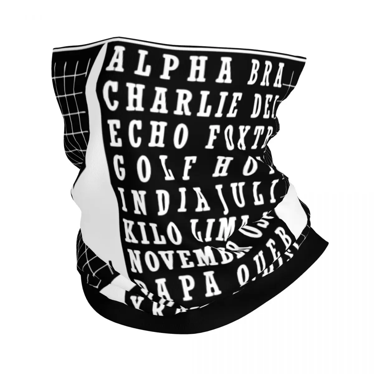 

Alphabet Airplane Pilot Bandana Neck Cover Printed Phonetic Flying Aviation Mask Scarf Face Mask Fishing Unisex Adult All Season