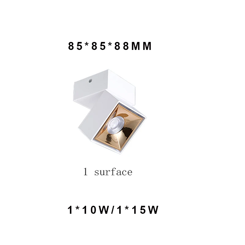 

Складные поворотные диммируемые LED светильники BAIHUAN 10Вт/15Вт