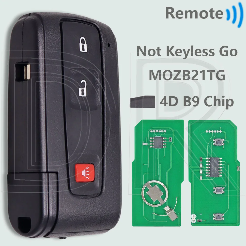 

DR 312/433 МГц MOZB21TG Half Smart MOZB31EG Keyless Go 4D B9 Чип Автомобильный дистанционный ключ для Toyota Prius 2004 2005 2006 2007 2008 2009
