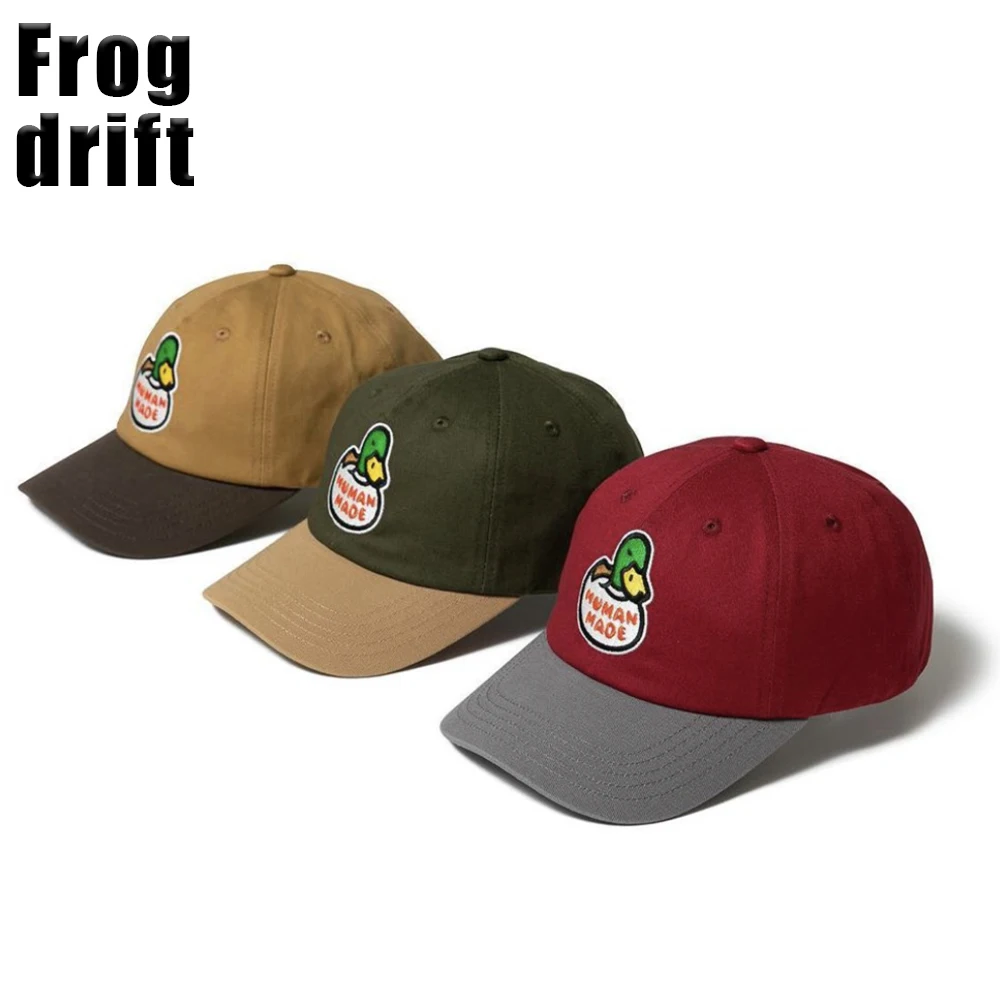 Frog drift New Fashion Street Human made Duck Mallard Embroidery Splicing Snapback Baseball cap hat