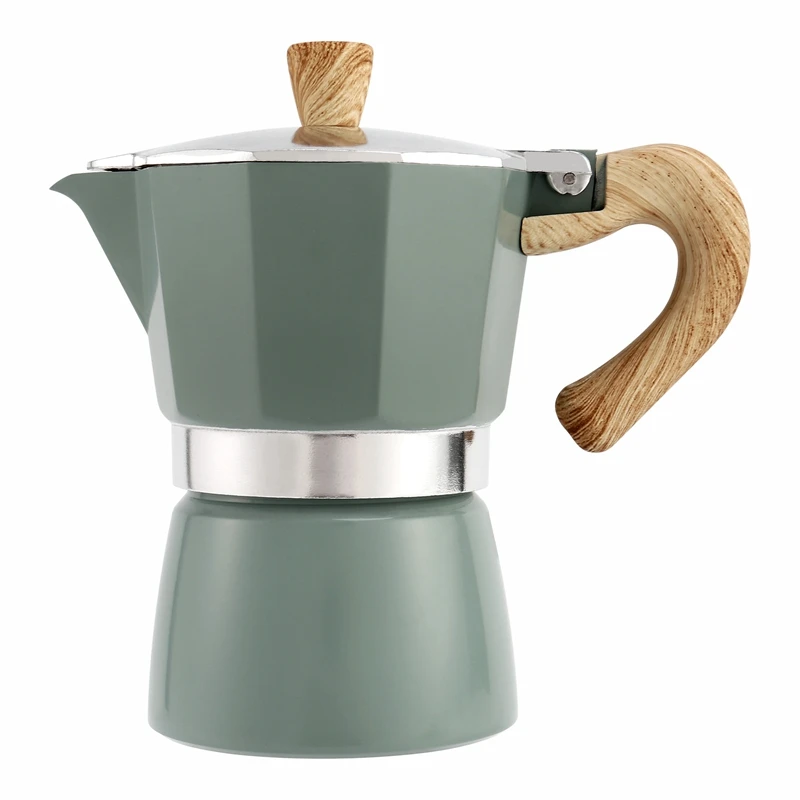 

Кофеварка алюминиевая Mocha эспрессо Percolator Pot Кофеварка Moka Pot 3 чашки плита кофеварка