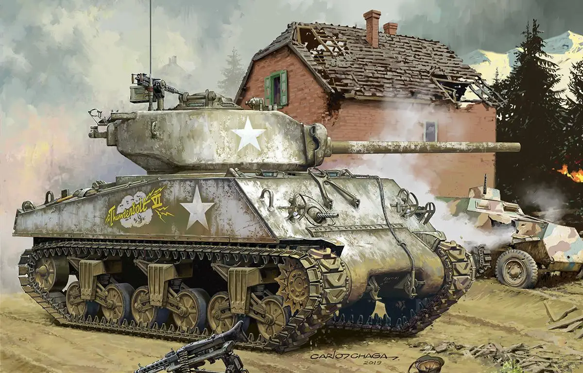

Hobby Kit Meng Model TS-043 1/35 M4A3(76) W Sherman model kit DIY toys