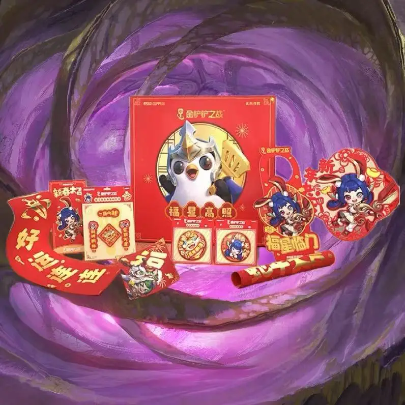 Фото Новогодний набор Blindbox TeamfightTactics Gwen Sett Choncc, оригинальная оригинальная упаковка, совершенно новая №1