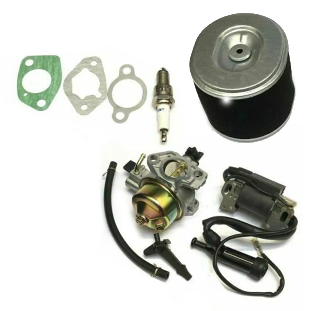 

Service Kit Carburetor Coil Gaskets Air Filter For Honda GX340 GX390 11HP/13HP Lawn Mower Trimmer Supplies Garden Repair Tools