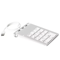 ultra slim keyboard usb numeric keypad 18 keys mini usb 2 0 hubs for digital keyboard number pad compute pc laptop keyboard