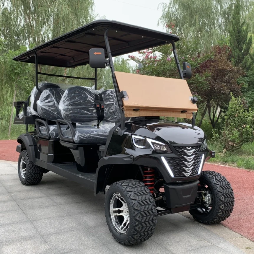 Первый дизайн Америки 6-местная тележка для гольфа электрический скутер с