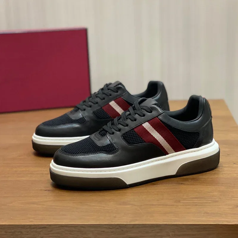 Редкие винтажные мужские сникерсы кожаные Низкие кроссовки на шнуровке