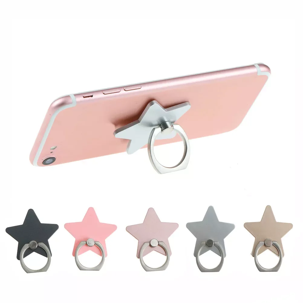 

Star Shaped Mobile Phone Ring Bracket Moblie Phone Holder For Cell Phones Universal Phone Bracket
