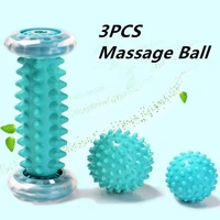 3pcs massage ball foot massager muscle massager back massager fitness powerball massage ball relax fascia ball cellulite massage
