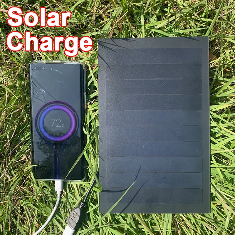 

USB Solar Panel Outdoor 10W 5V Portable Polysilicon Solar Plate DIY Hiking Camping Travel Phone Battery Solar Charger Generator