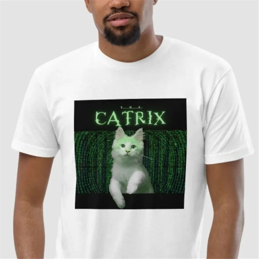 HX Футболки с животными The Catrix Super Kitty Cats Футболка из 100% хлопка для мужчин и женщин
