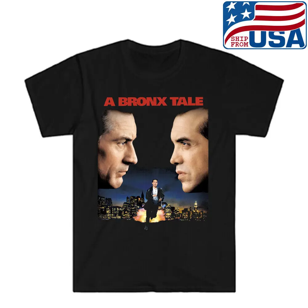 Мужская черная футболка A Bronx Tale Movie размеры от S до 5XL
