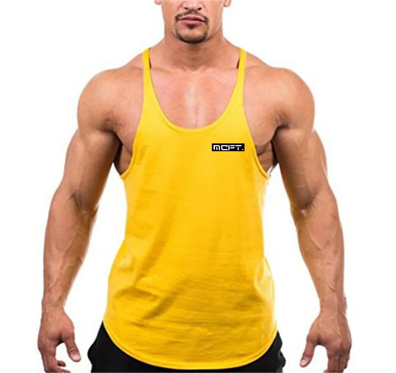 

Summer Street Cotton Fitness Bodybuilding Tank Top Comfortable and breathable beach and surf vest Show body Stringer Singlet