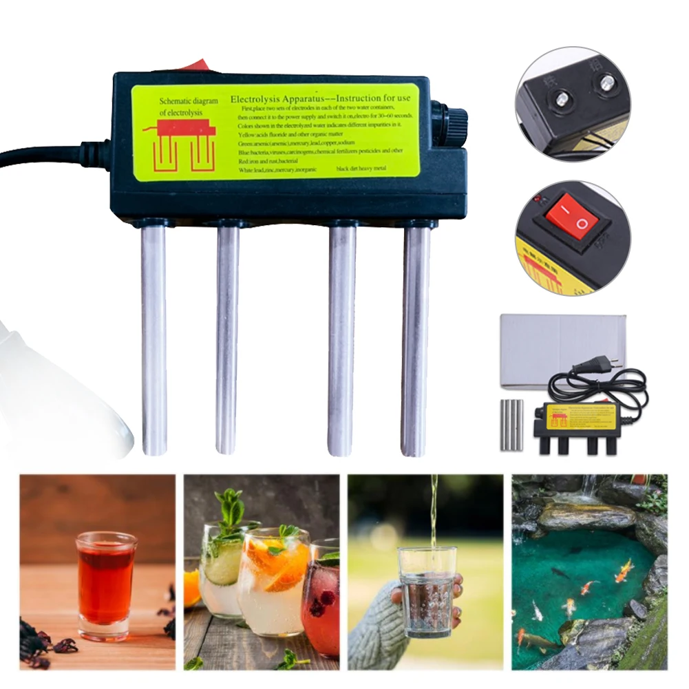 

Water Quality Electrolyzer Test Protable Premium Electrode Rod Electrolysis Instrument Household Swimming Pool Testers