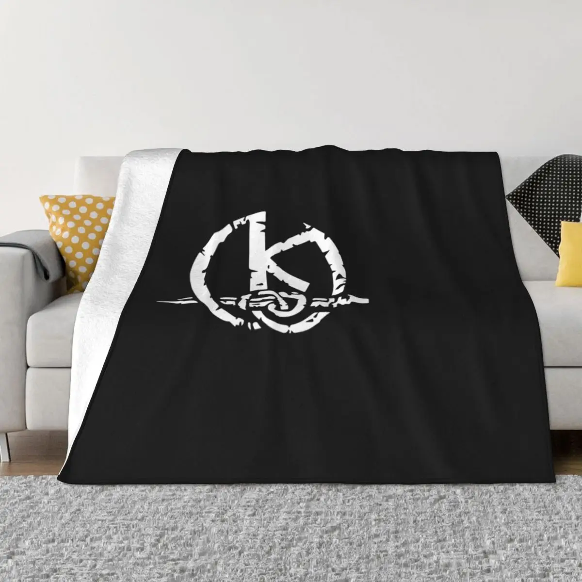 Мягкое меховое одеяло Kaamelott в клетку