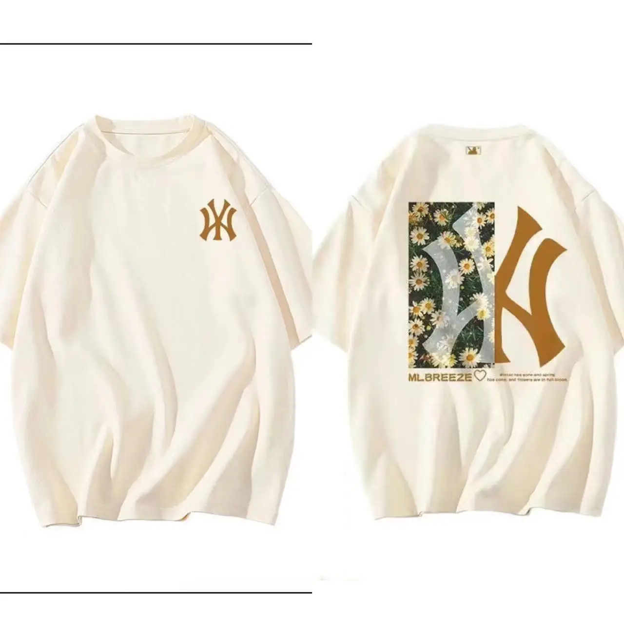 

Футболка мужская оверсайз с коротким рукавом, модная повседневная рубашка в стиле ретро, корейский стиль, в стиле хип-хоп, лето 2023