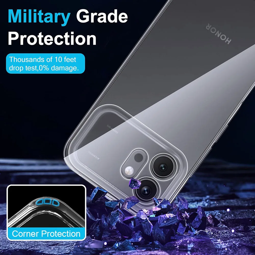 Фото ПРОЗРАЧНЫЙ МЯГКИЙ ЧЕХОЛ ДЛЯ HONOR 600 400 200 90 70 50 LITE PRO 5G, СИЛИКОНОВЫЙ, УЛЬТРАТУНДРАТЫЙ, УДАРОСТУЙНЫЙ, ПРОЗРАЧНЫЙ ЧЕХОЛ ИЗ ТПУ, ЗАЩИТНАЯ НАКЛАДКА НА ЗАДНЮЮ ПАНЕЛЬ №5