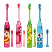 cartoon electric childrens toothbrush battery automatic ultrasonic waterproof childrens toiletries childrens sonic toothbrush