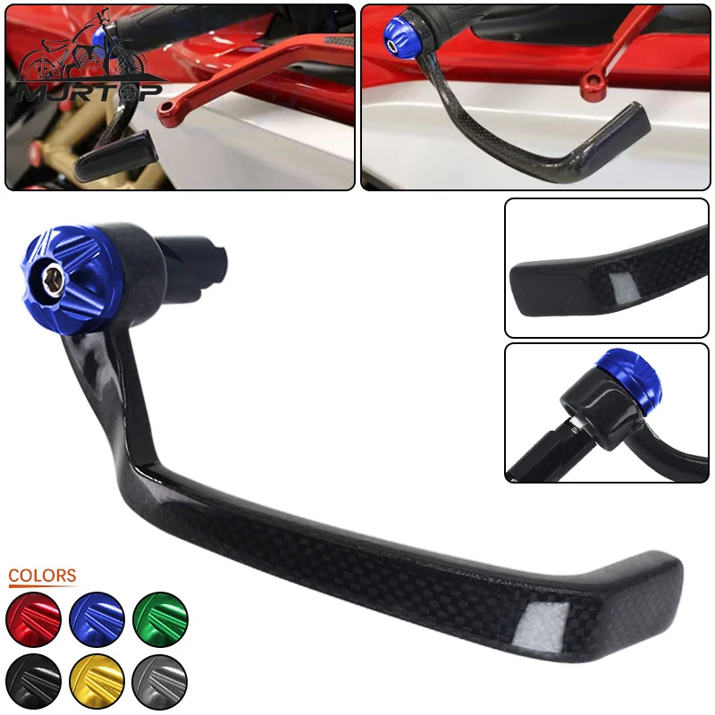 For HONDA CB300R CB1000R CB125R 150R 190R 250R 500R Motorcycle Carbon Fiber Handlebar Grips Brake Clutch Levers Guard Protector