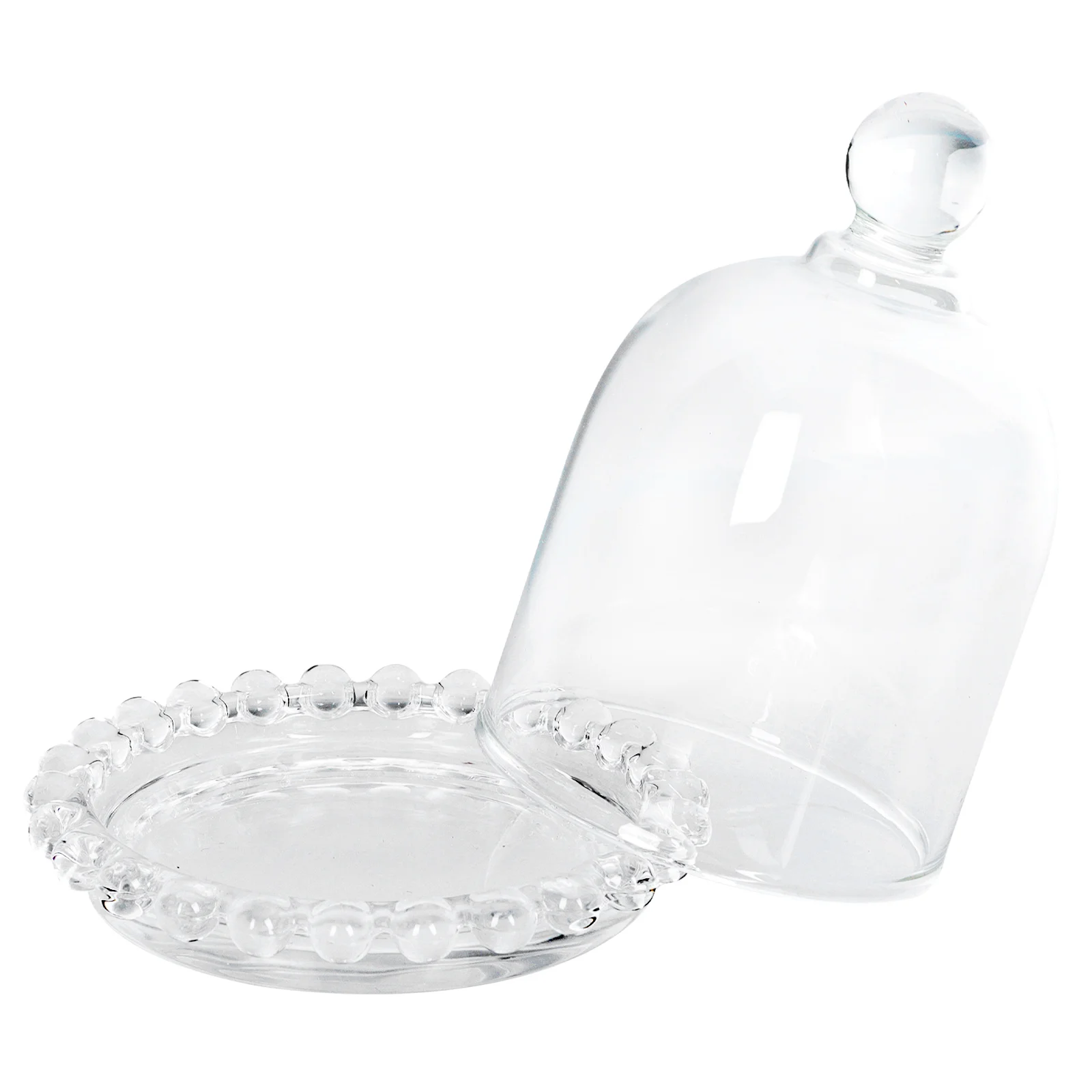 

Cake Stand Dome Cover Dessert Display Plate Cupcake Mini Tray Holder Serving Lid Candy Platter Cloche Jar Clear Tall Case Fruit