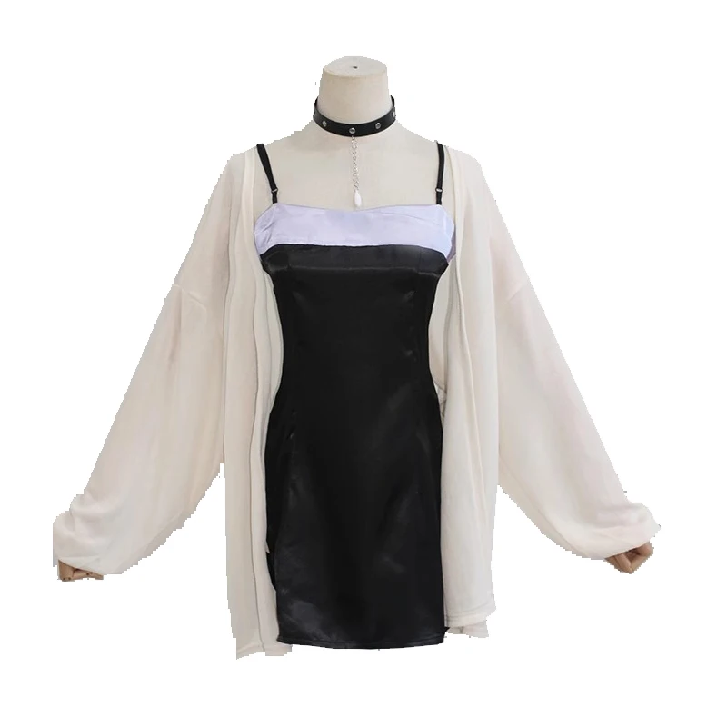 Платье Kayoko Onikata со свитером головной убор Аниме Синий архив косплей костюм