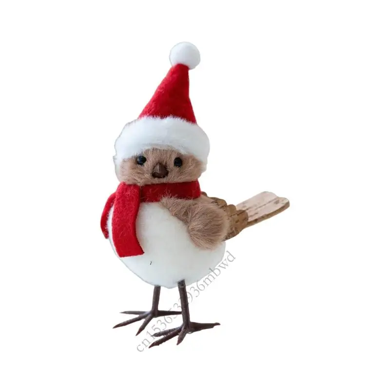 

Новогодняя подвеска-птичка K43D