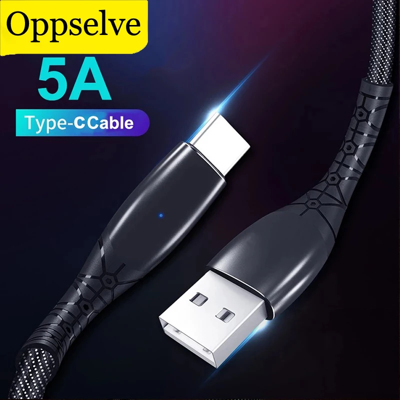 

Oppselve USB Cable Type C Fast Charging Cable For Huawei Mate P30 P20 Pro Lite USB C Mobile Phone Fast Charger Cord For Samsung