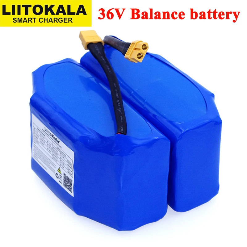 

Liitokala 36V 4.4Ah 4400mah 5200mAh high drain 2 wheel electric scooter lithium battery pack for Self-balancing Fits 6.5" 7"