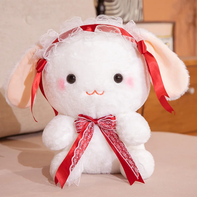 

30-55cm Hot Kawaii Cuddly Lolita Rabbit/ Bunny Stuffed Animal Toy Plush Doll Plushie Kids Girlfriends Loves Gift Home Car Decor