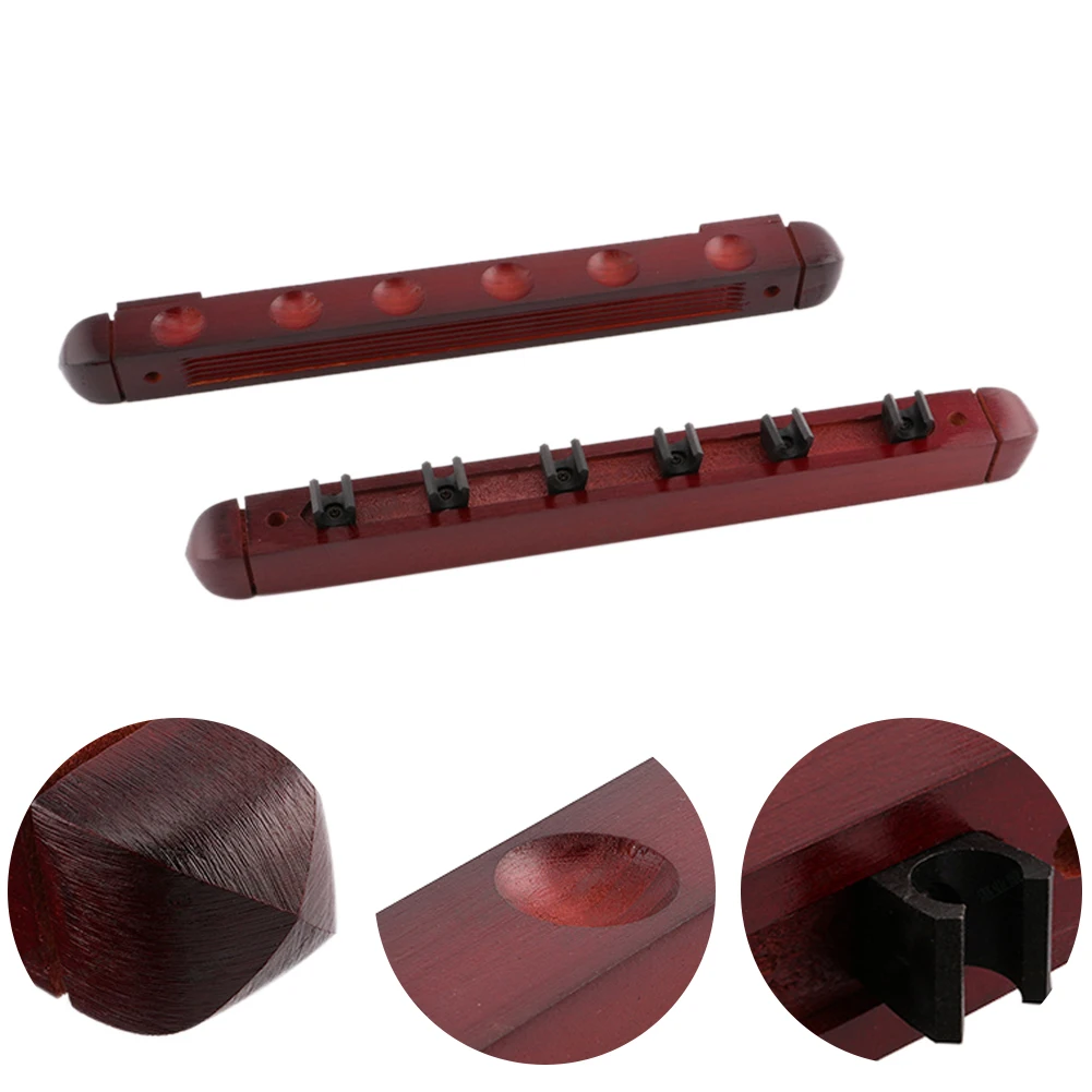 

Профессиональная стойка для бильярда с зажимами, крепление на стену, экономия места, прочная 6 деревянных витражных Киев для бассейна, аксес...