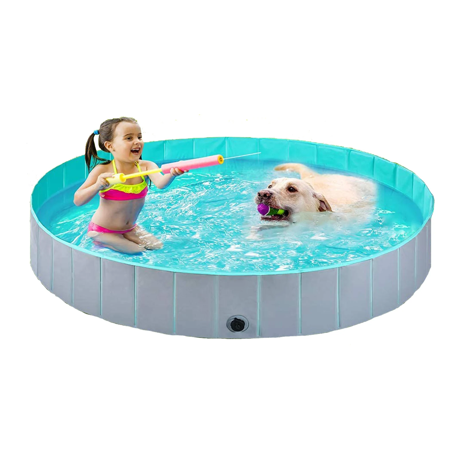 

PVC Collapsible Bathing Tub Foldable PVC Dog Pet Swimming Pool Portable Pet Bath Tub Pool For Indoor & Outdoor Kids Pets