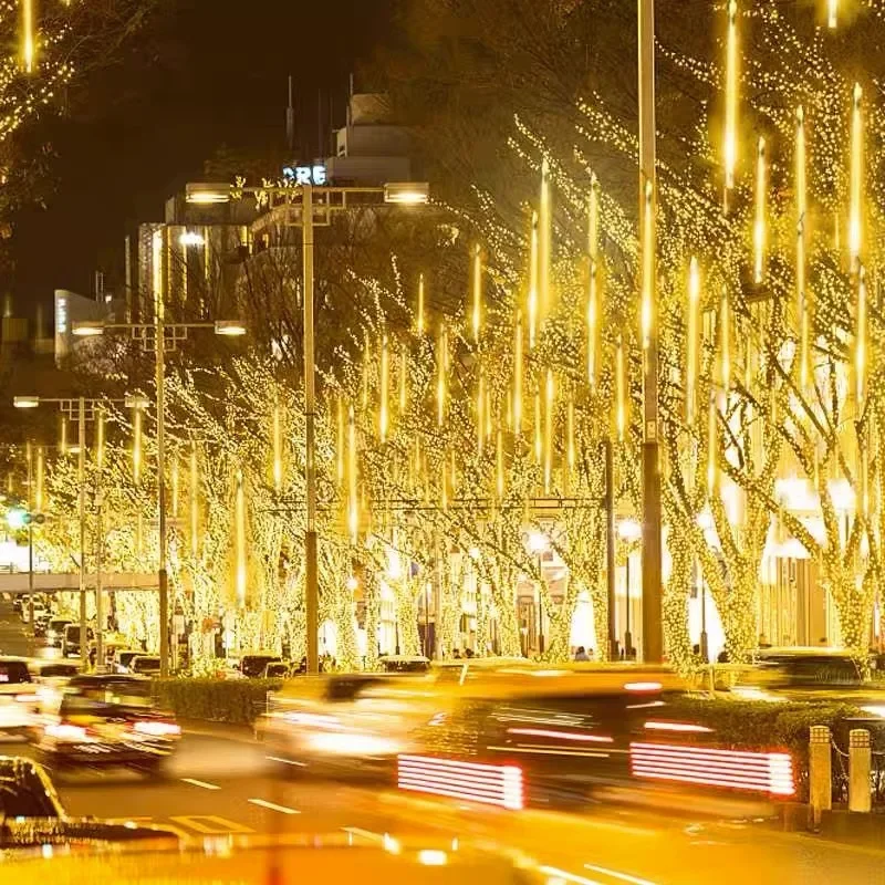 Уличная Гирлянда-метеоритный дождь Сказочная гирлянда уличная рождественские
